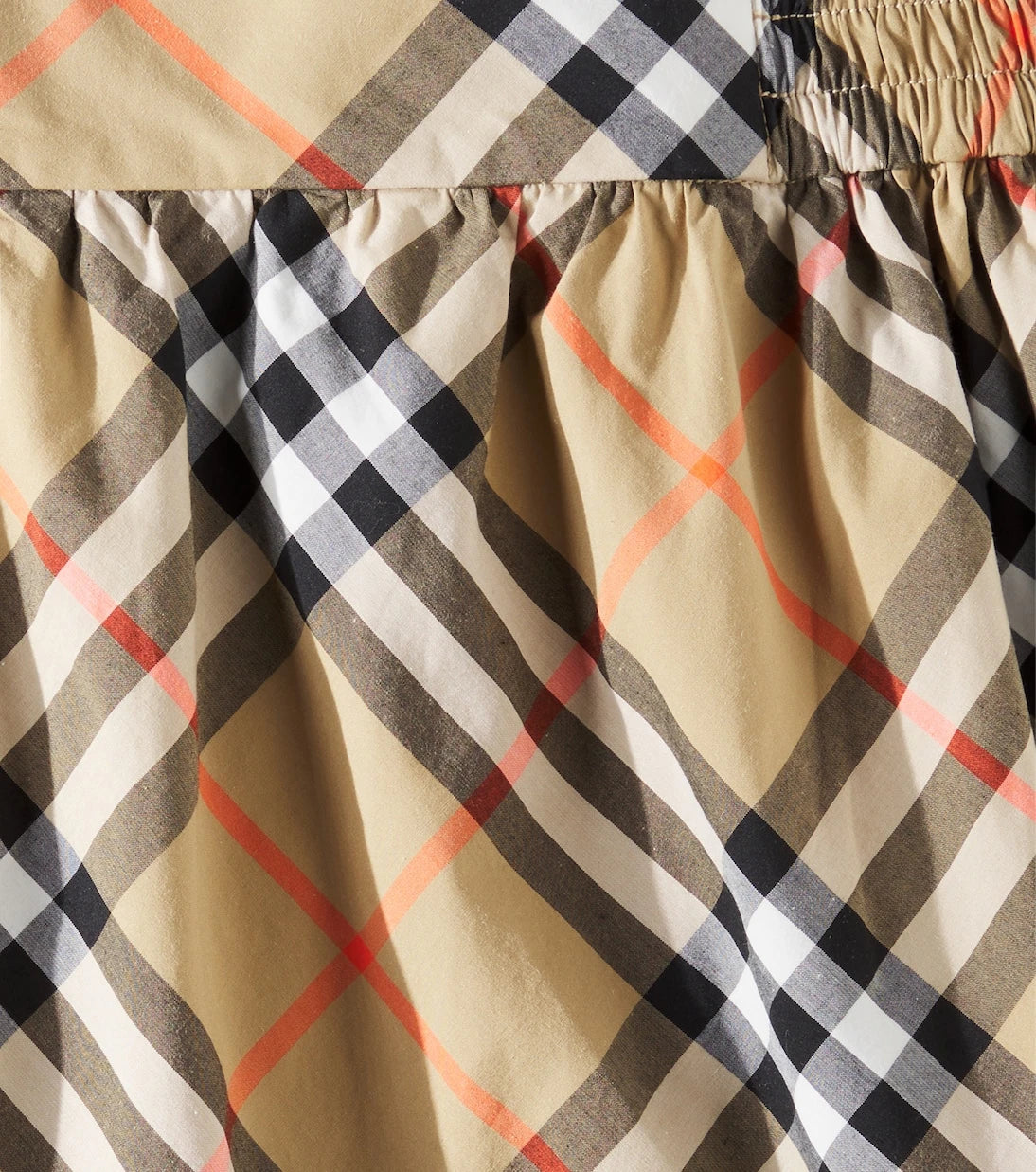 Burberry Kids - Burberry Check cotton skirt