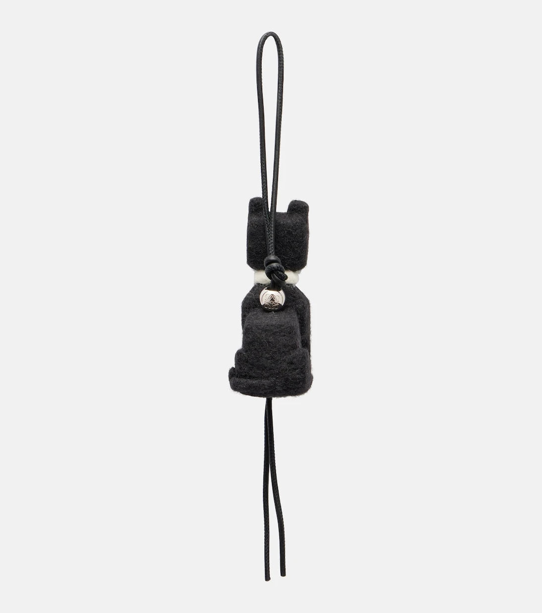 Loewe - x Louis Wain Cats leather-trimmed wool bag charm