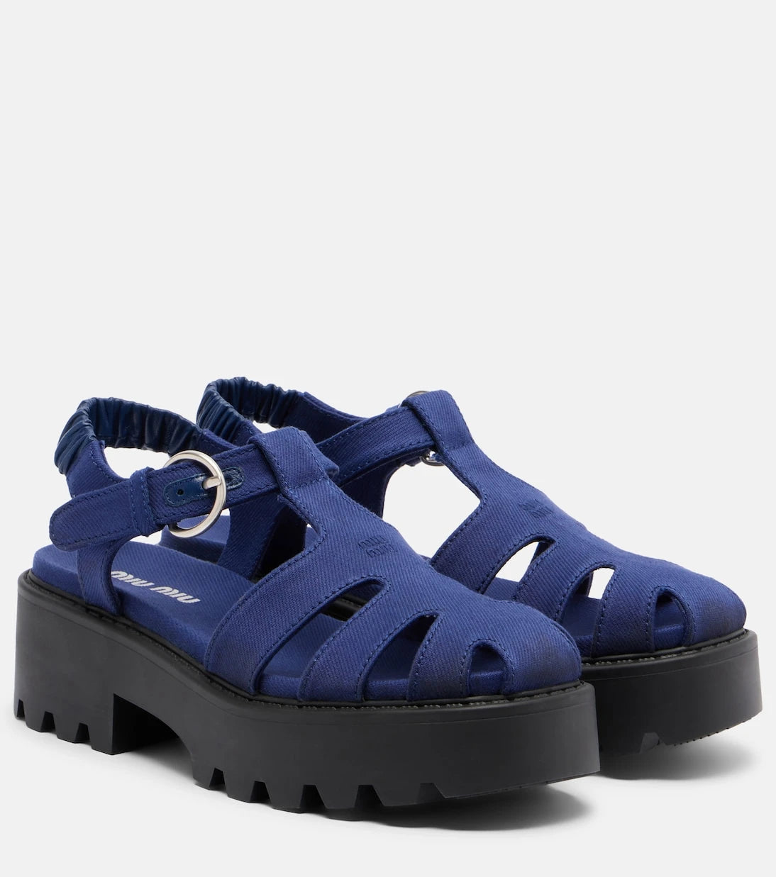 Miu Miu - Platform slingback sandals