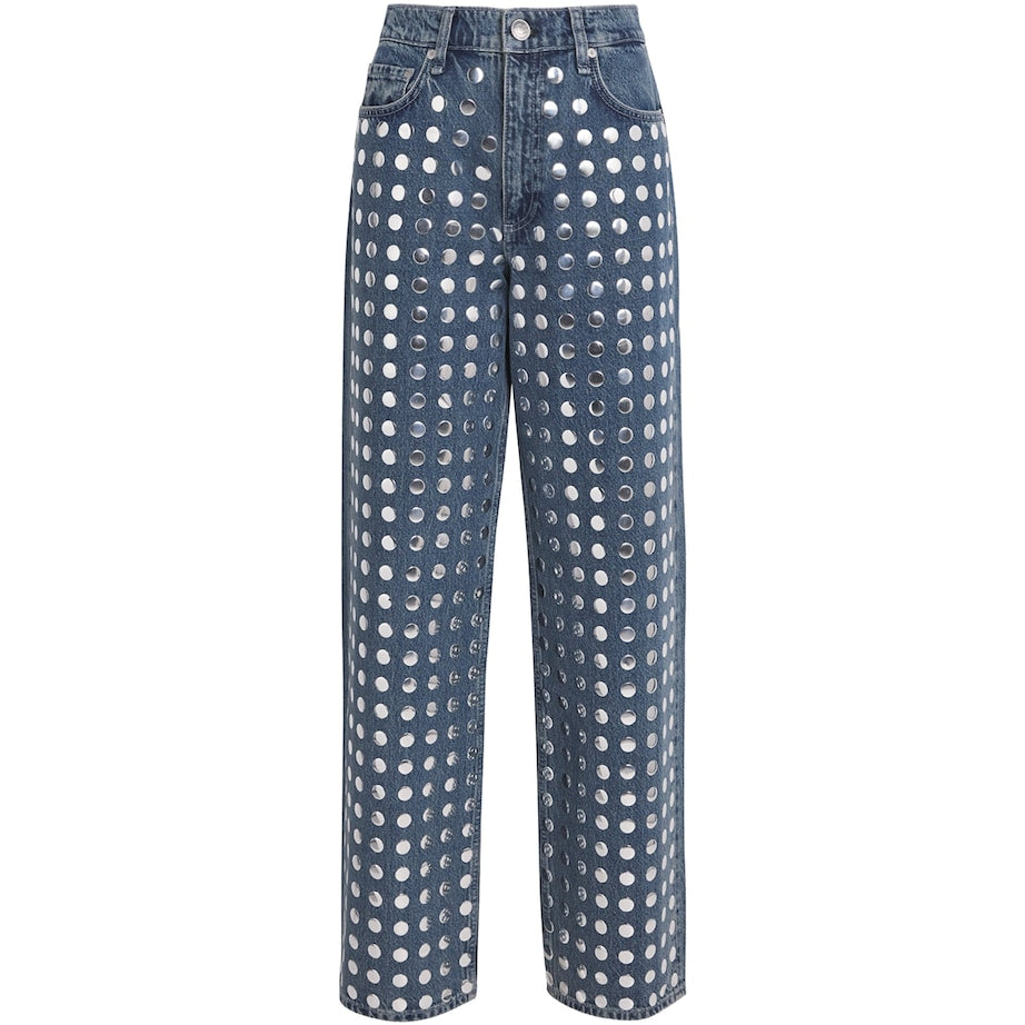 Studded Shea Straight Jeans