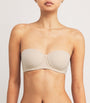 Beige Fits Everybody Strapless Bra