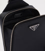 Prada Saffiano Leather Brique Cross-Body Bag