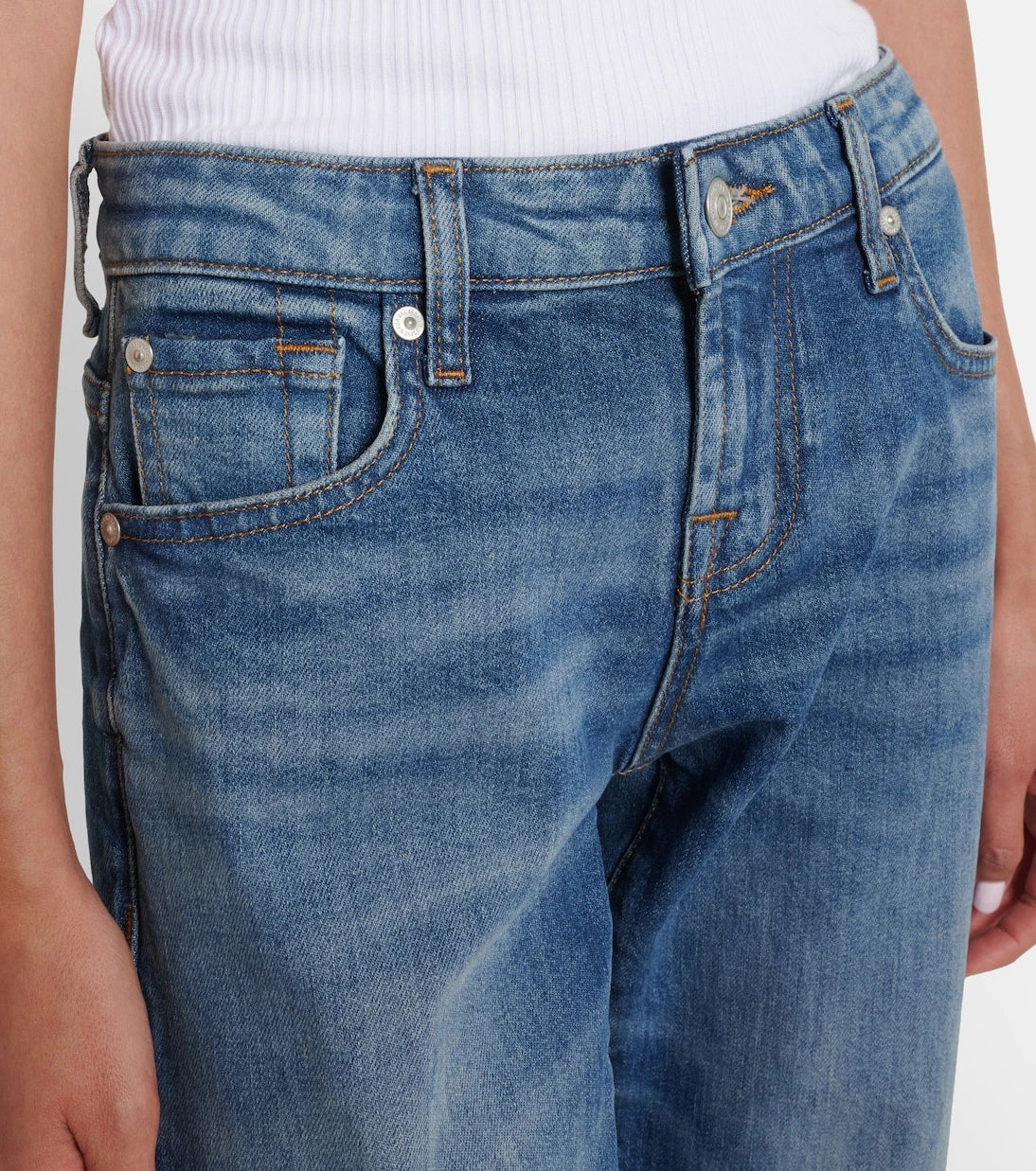 7 For All Mankind - Low straight jeans