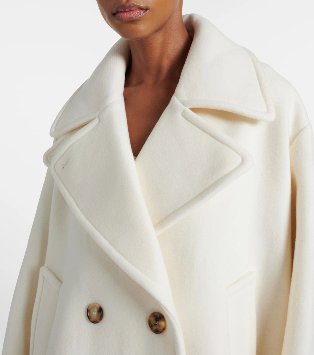 Chloé - Oversize yün karışımı kaban