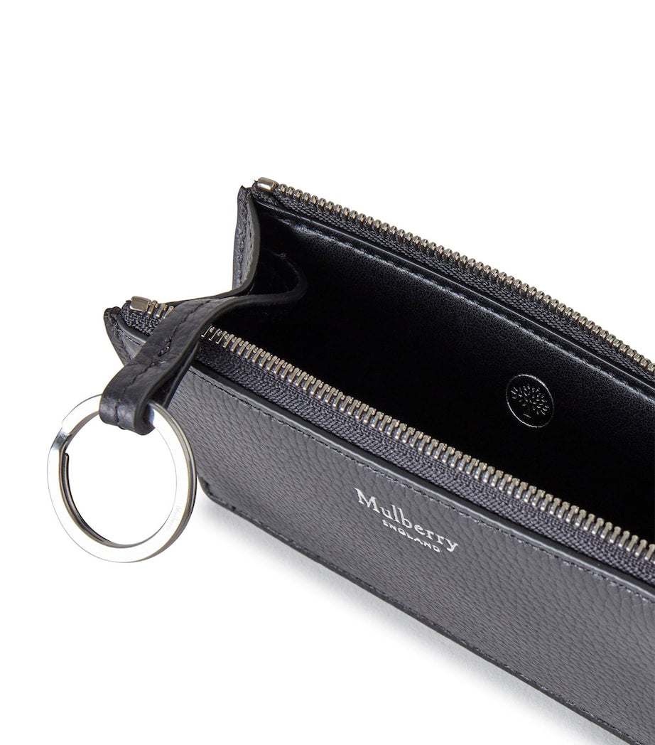 Mulberry Black Longline Zipped Continental Cardholder