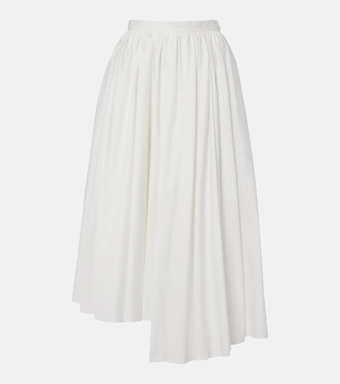 Self-Portrait - Cotton poplin midi skirt