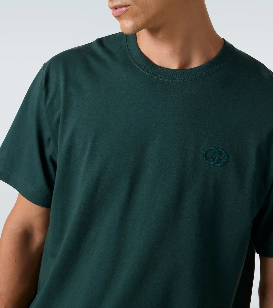 Gucci - Double G cotton jersey T-shirt