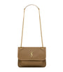 Saint Laurent Beige Mini Leather Niki Shoulder Bag