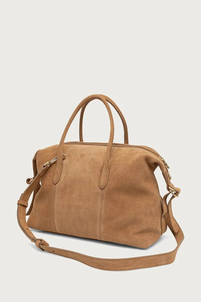 Patrizia Pepe kadın süet crossbody çanta