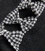 Bow-Trim Gingham Tiffany Swimsuit BLACK/BLACK GINGHAM