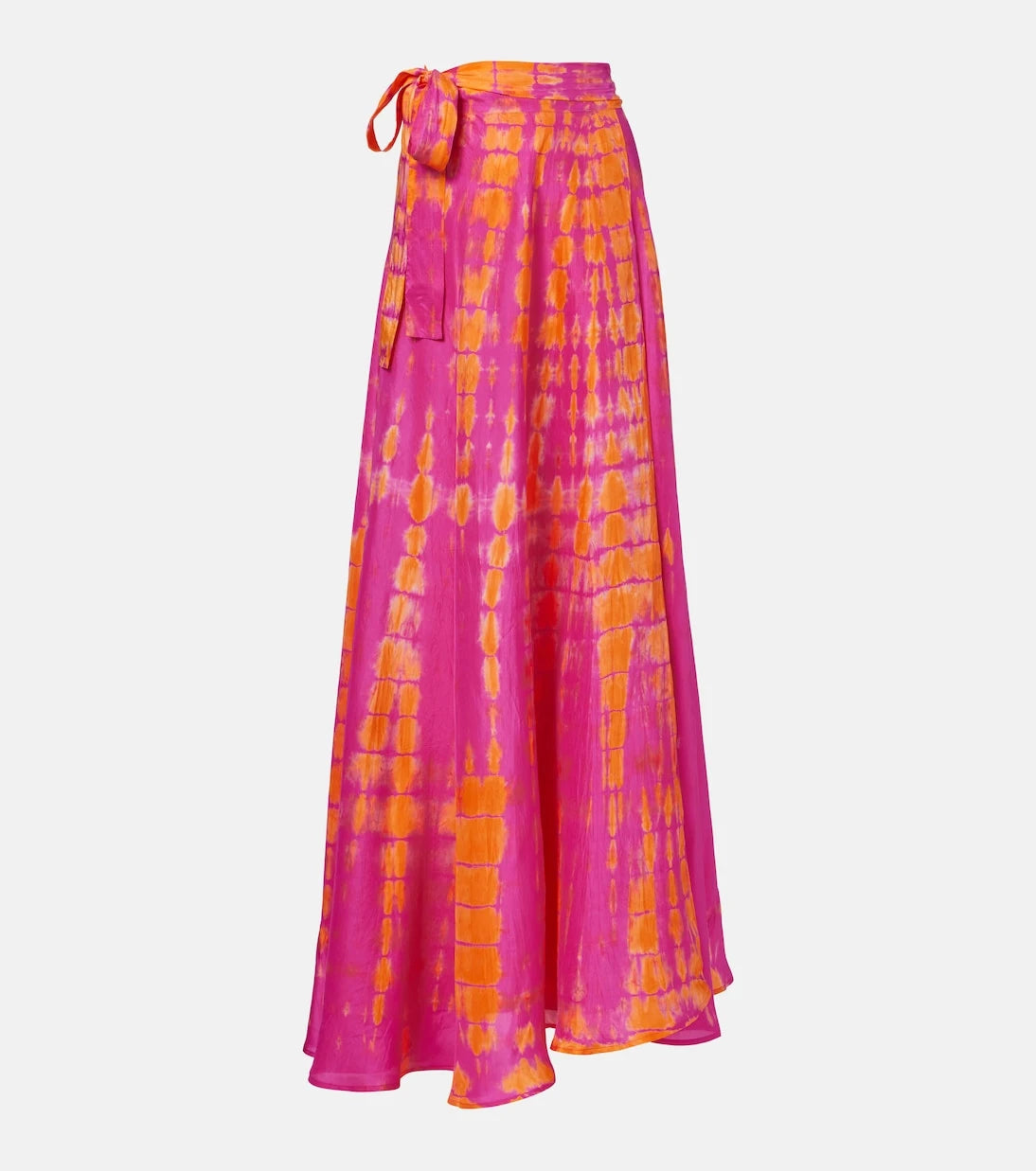 Anna Kosturova - Tie-dye silk wrap skirt