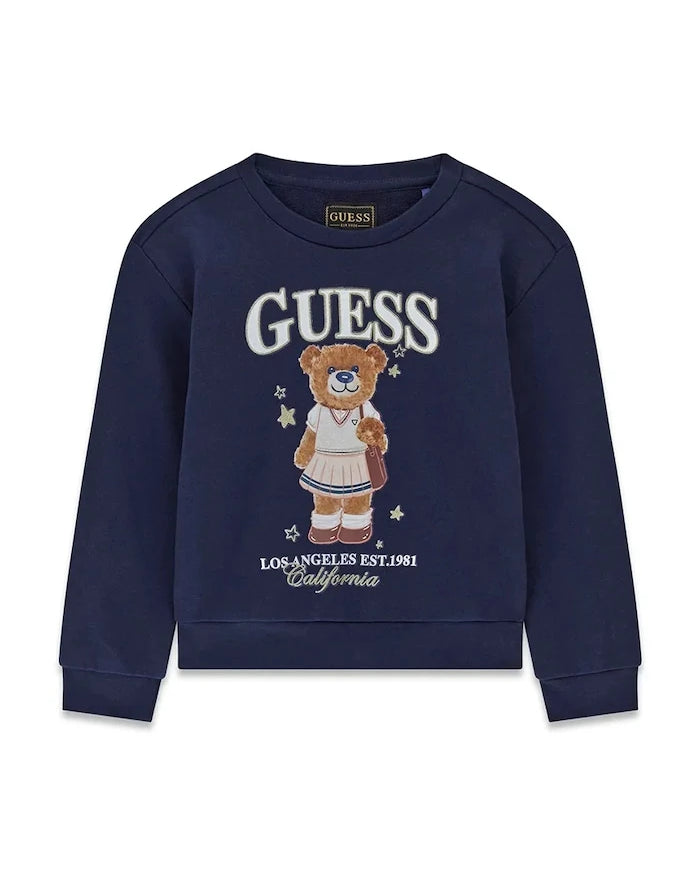 Guess Çocuk Pamuklu Sweatshirt