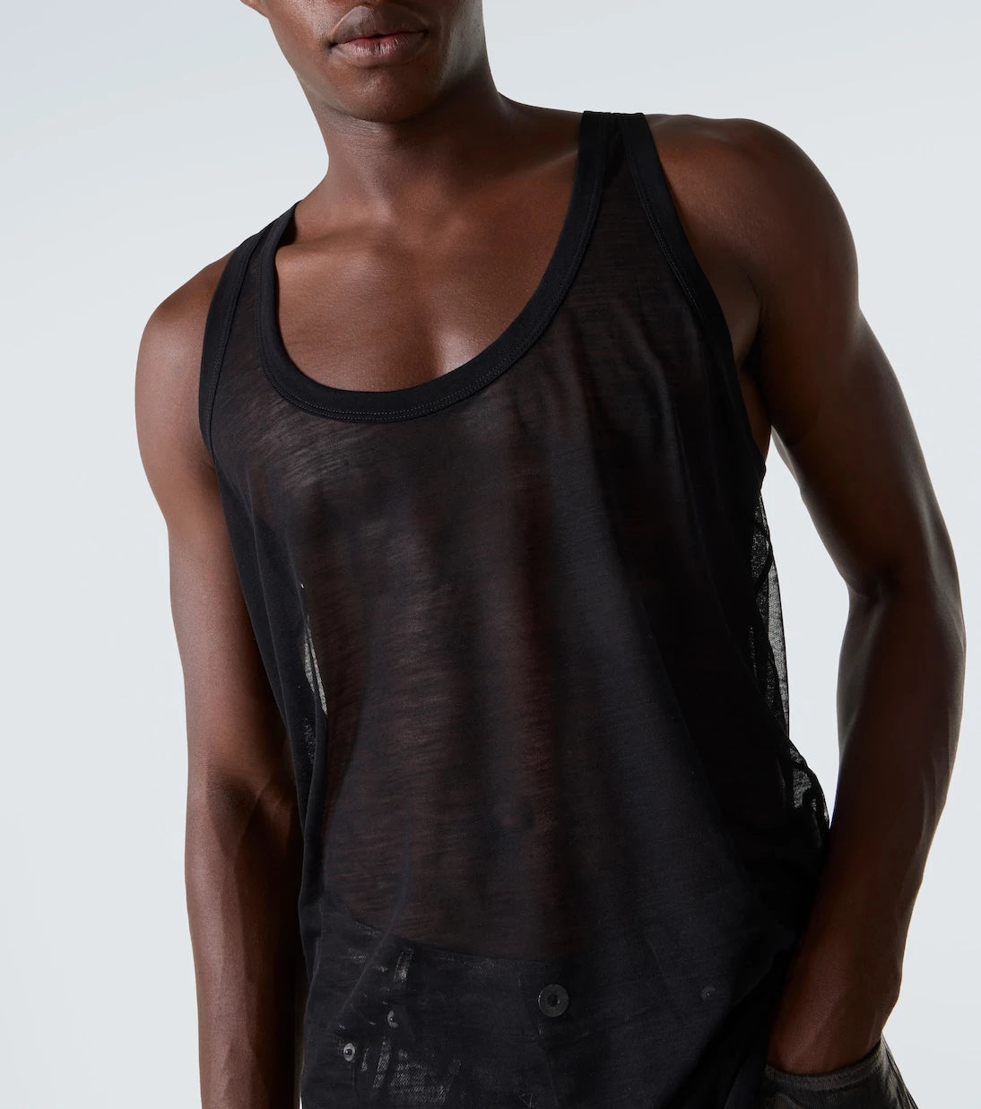 Rick Owens - Wool-blend tank top