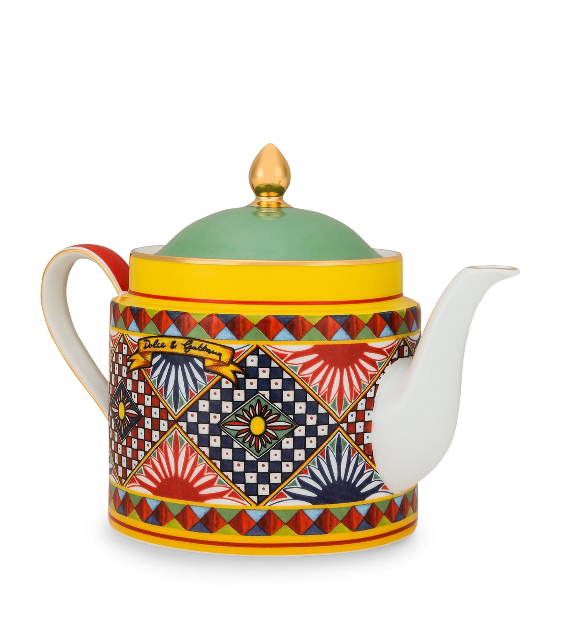Dolce & Gabbana Casa Porcelain Carretto Teapot