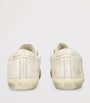 Beige Leather Super-Star Sneakers