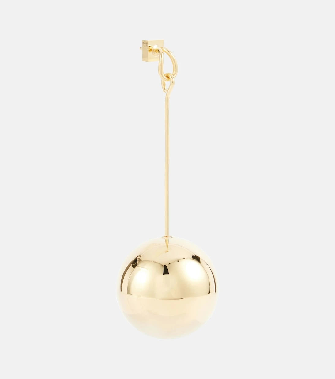 Jacquemus - Les Grandes Boucles Nodo drop earrings