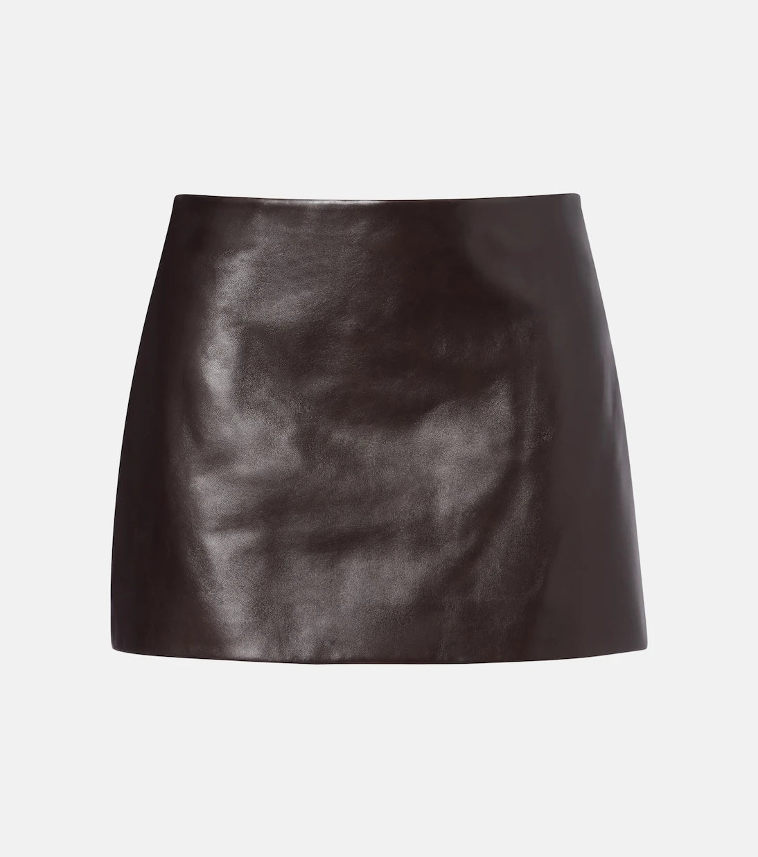 Khaite - Jett leather miniskirt