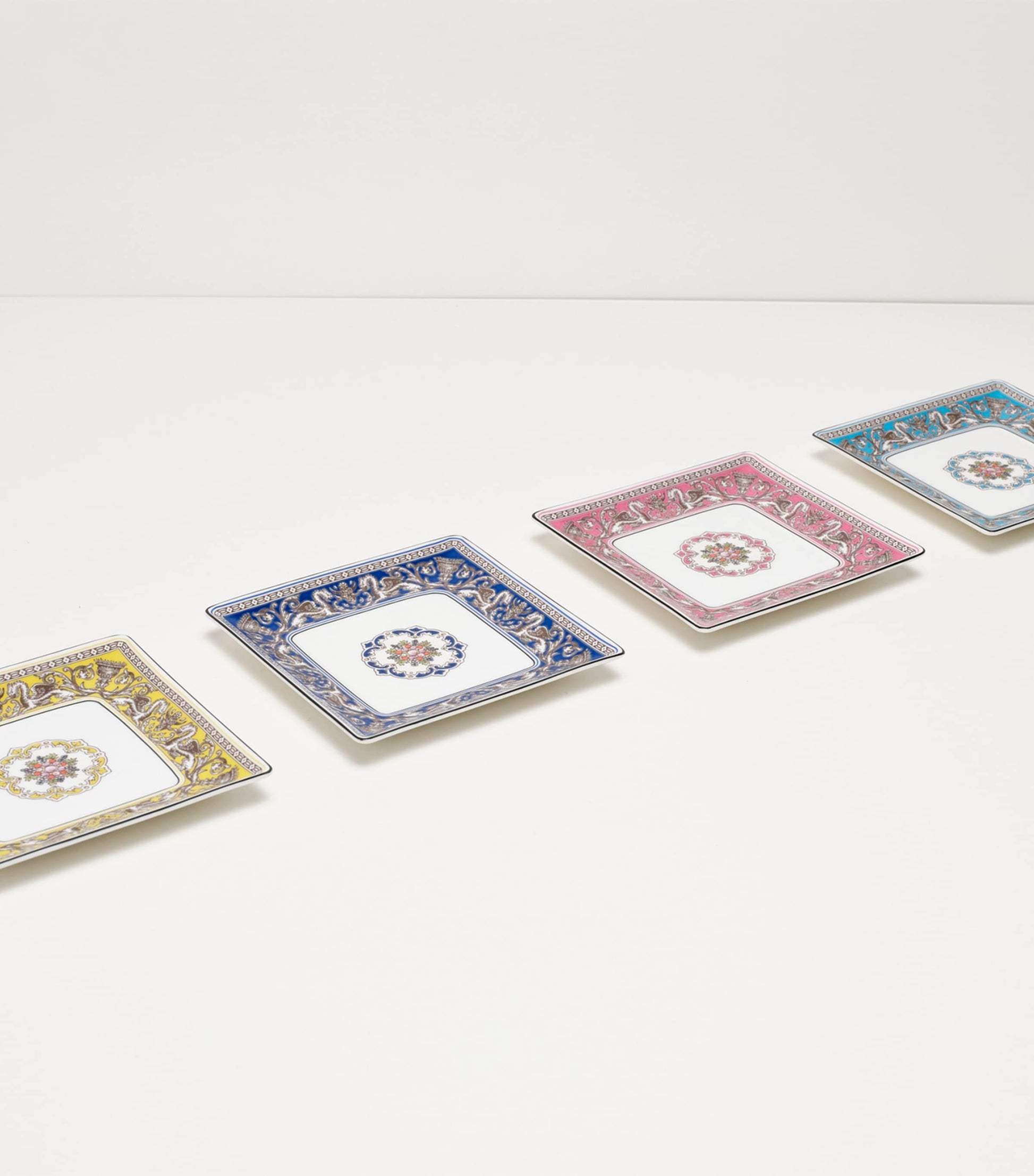 Florentine Marine Square Tray (14cm)