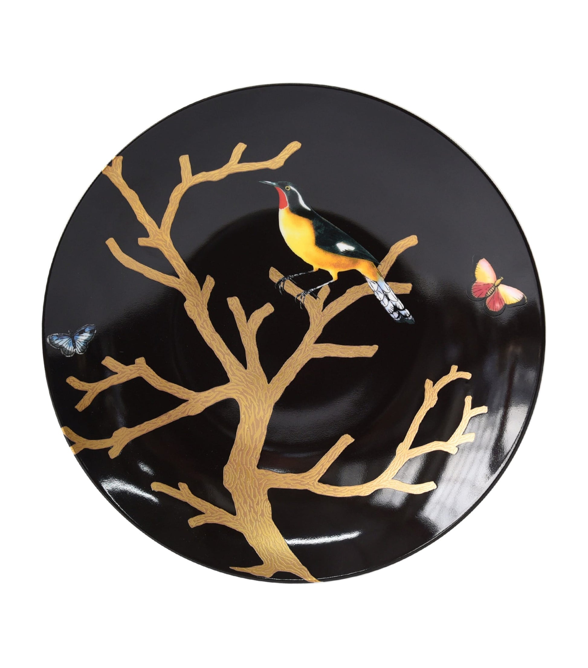 Set of 4 Aux Oiseaux Dessert Plates ( 21cm)