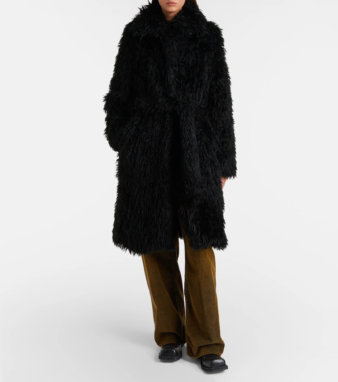Acne Studios - معطف بحزام