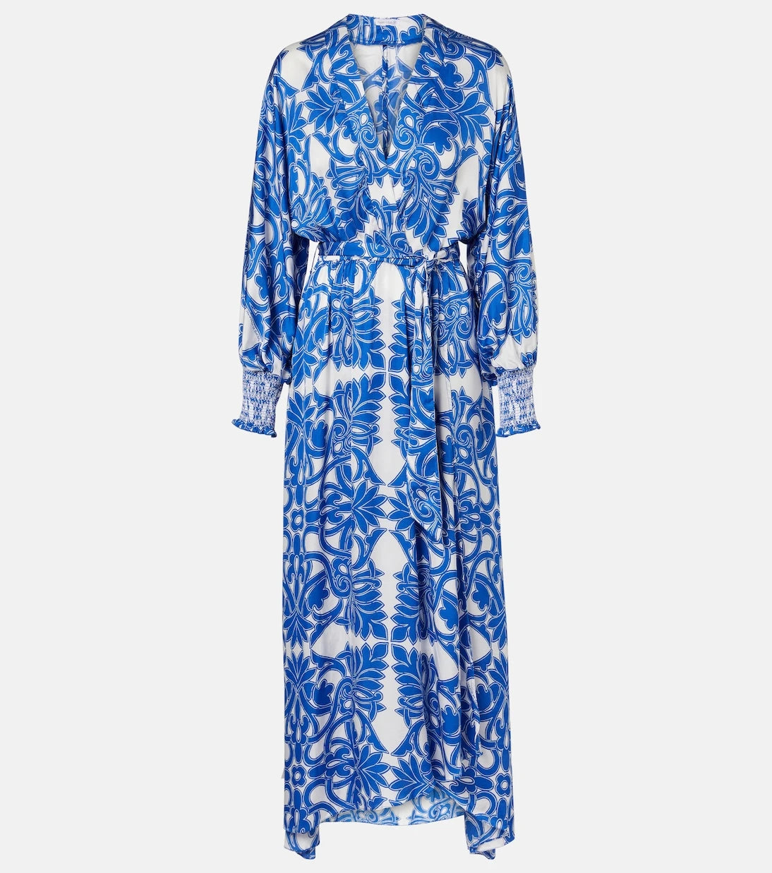 Poupette St Barth - Kristen printed satin maxi dress