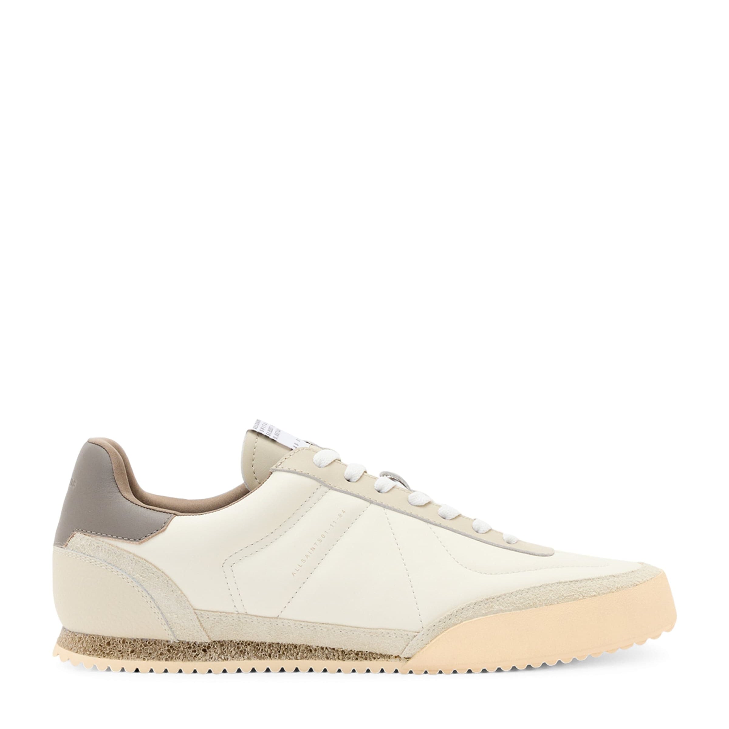 Leather Harri Low-Top Sneakers CHALK WHITE
