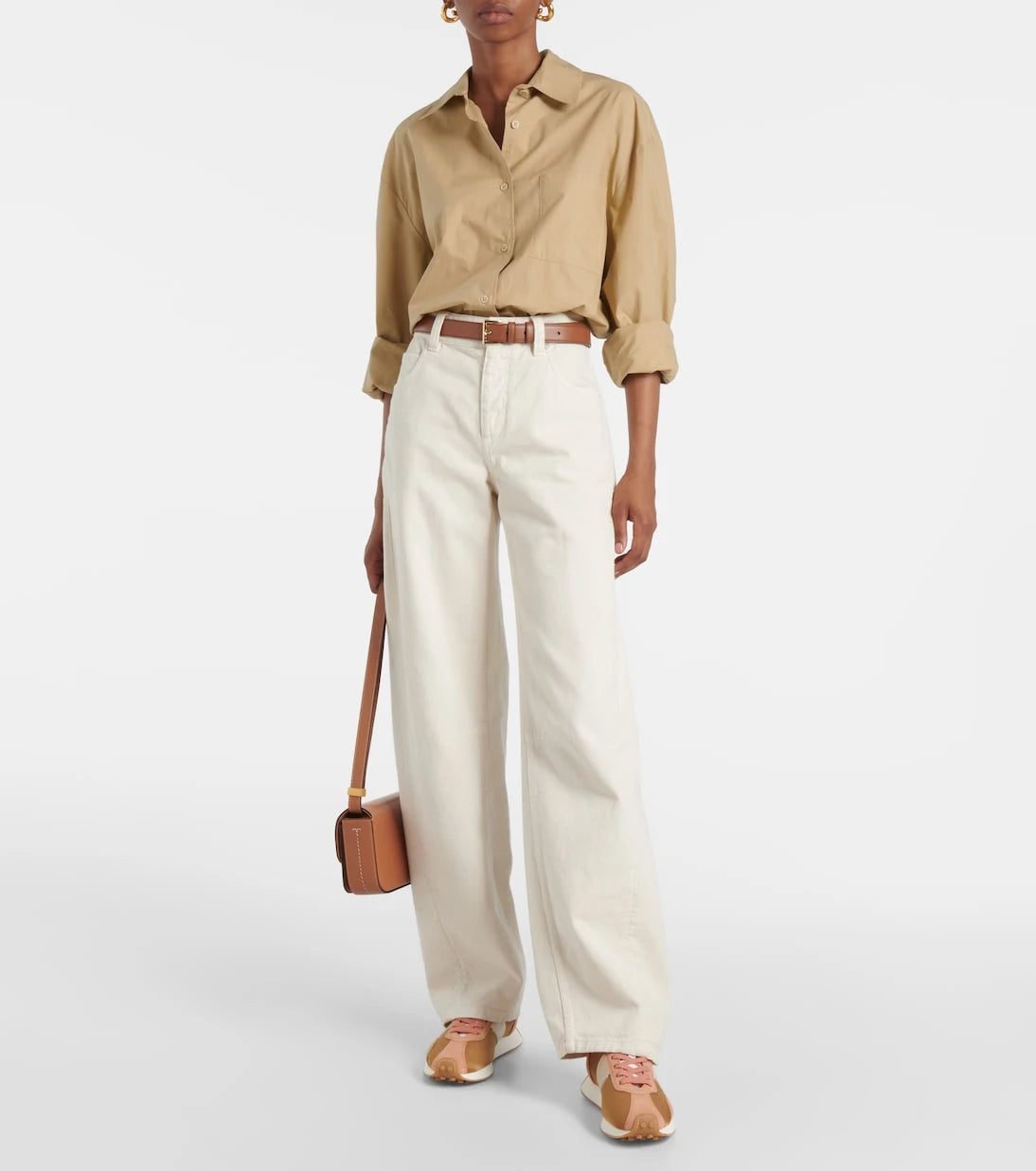 Tod's - T Vintage suede and technical sneakers