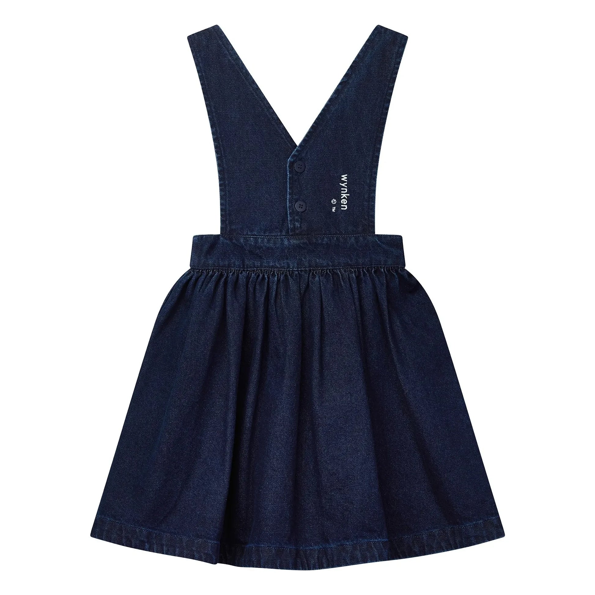 Wynken - Annka Denim Apron Dress | Denim blue