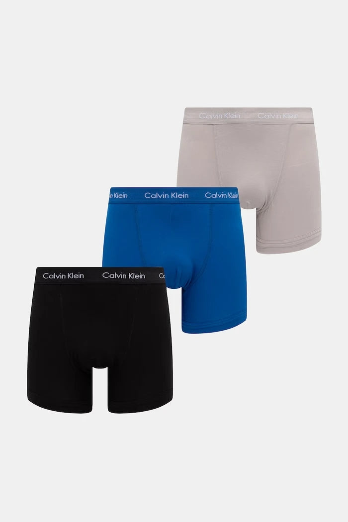 Calvin Klein Underwear Erkek Pamuk Elastan Bokser 3’lü