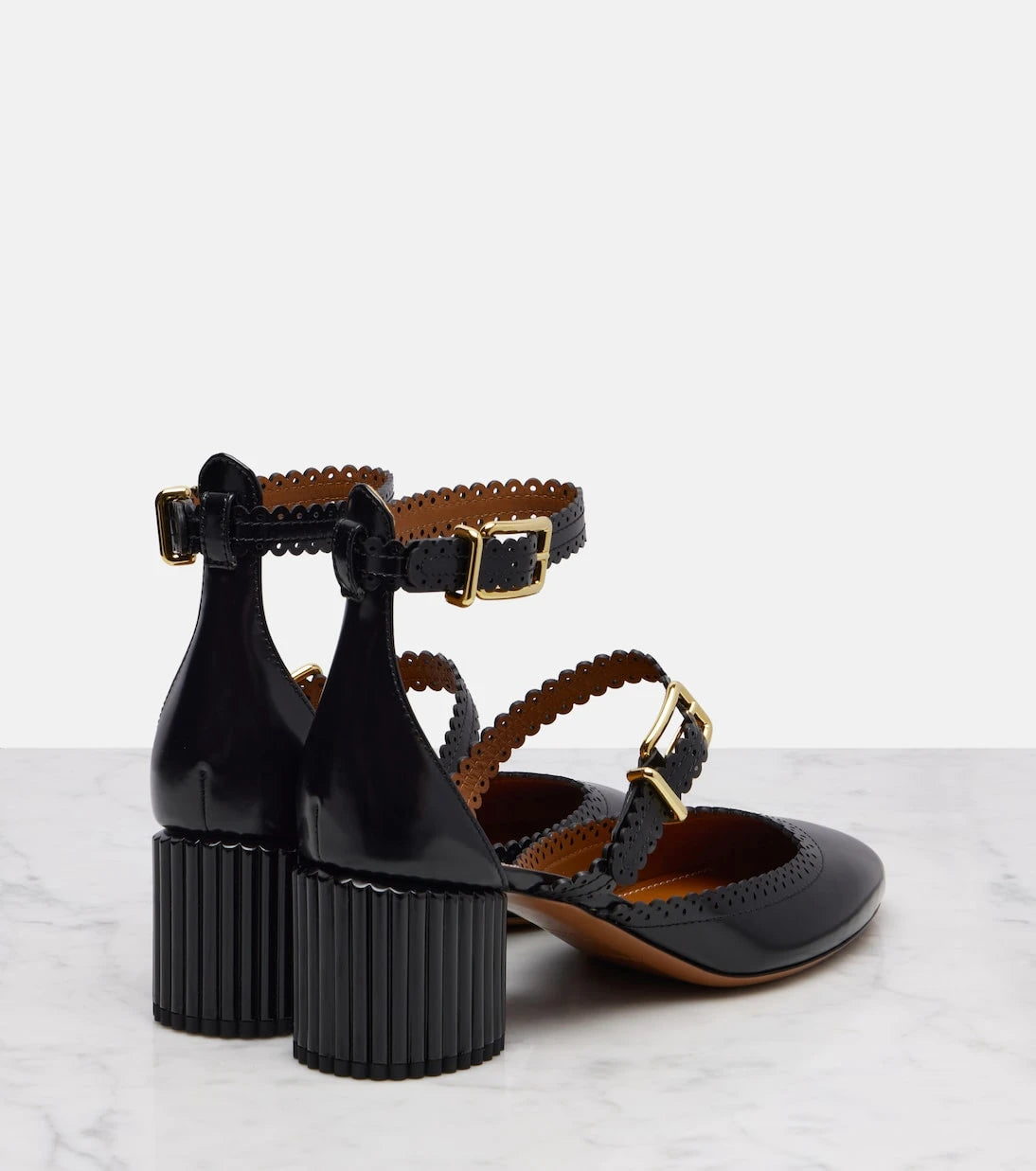 Zimmermann - Eddie 55 leather Mary Jane pumps