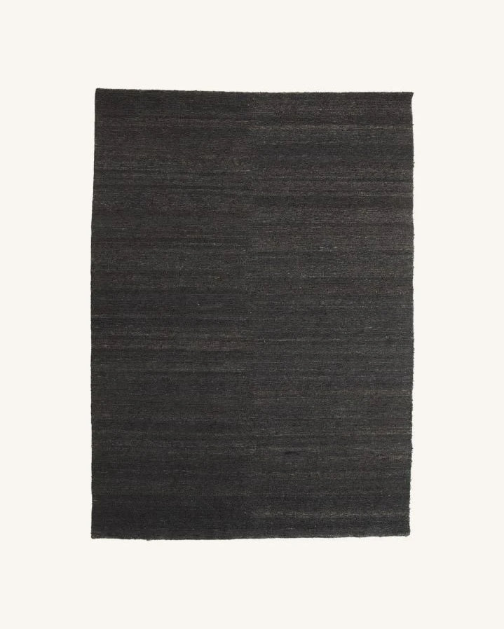 Nanimarquina - Earth Jute Rug, Ariadna Miquel | Black