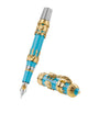 Resin and Yellow Gold Montgolfier Fountain Pen