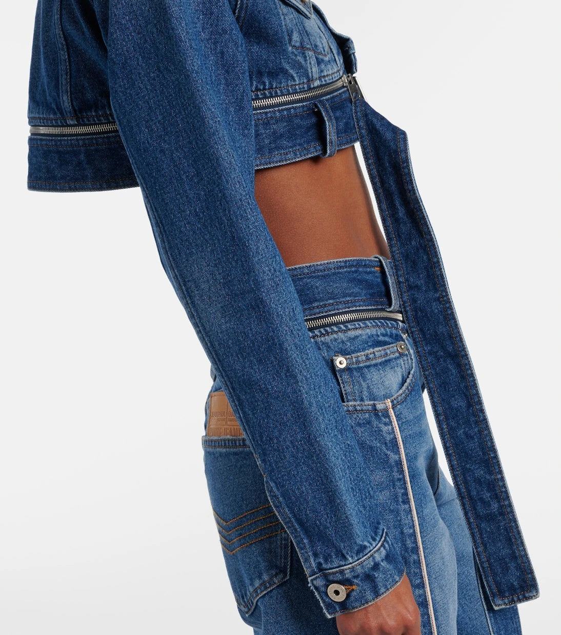 Jean Paul Gaultier - Cropped denim jacket
