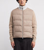 Lardini Beige Wool-Cashmere Down Gilet
