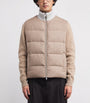 Lardini Beige Wool-Cashmere Down Gilet