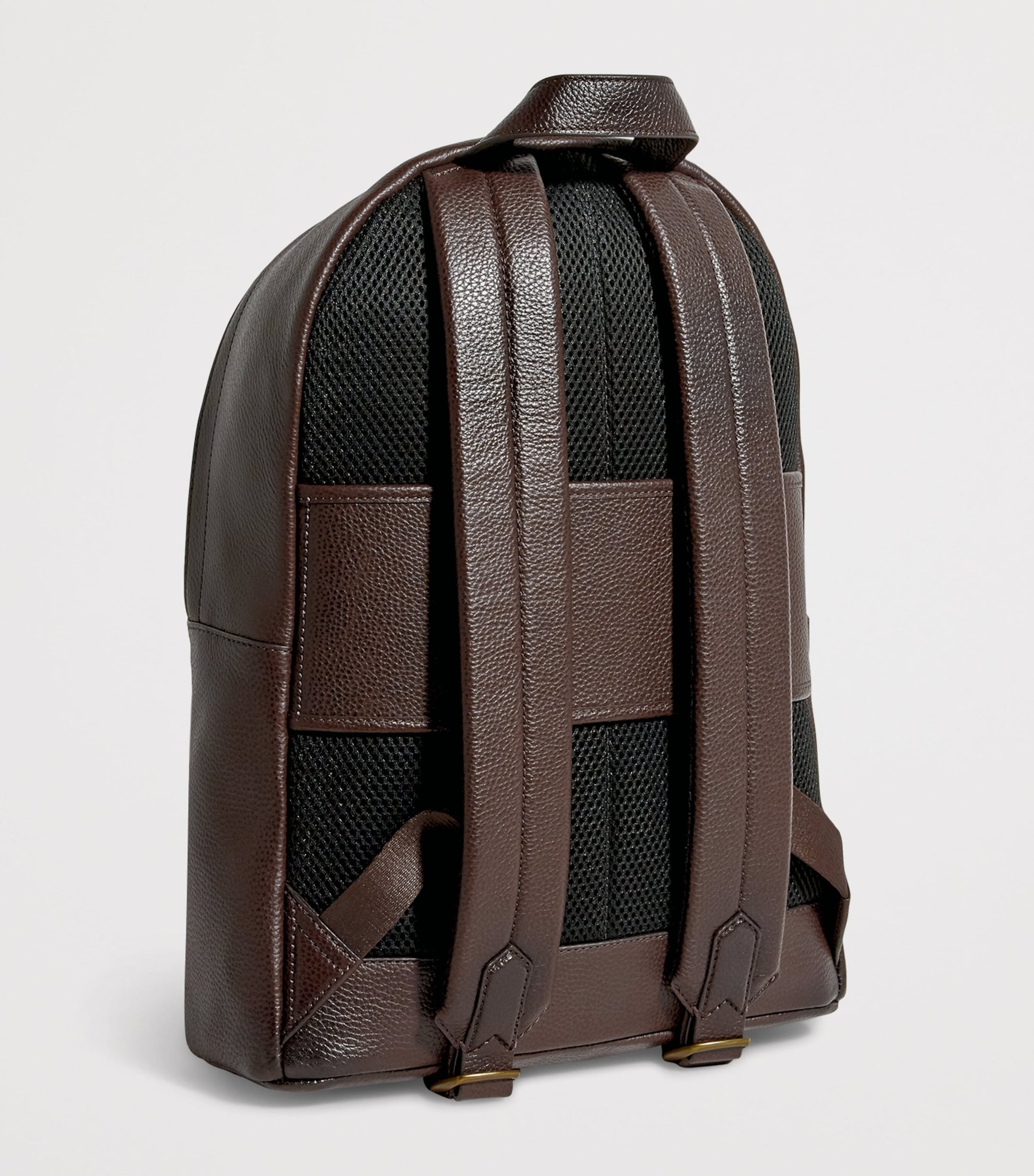 Leather Logo Backpack