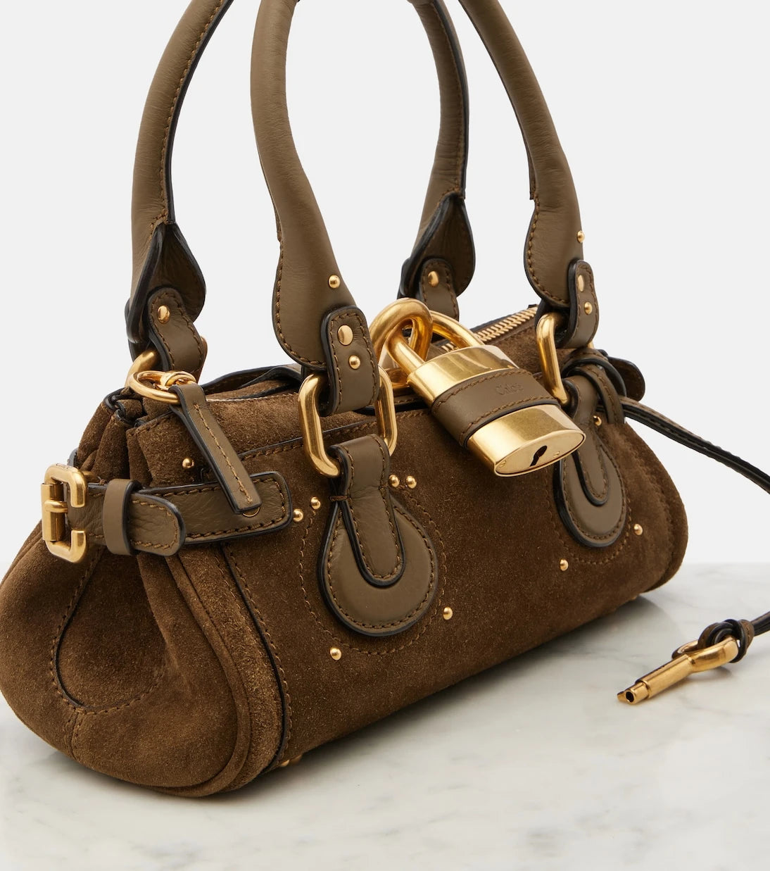 Chloé - Paddington Small suede shoulder bag