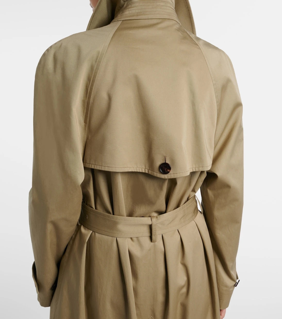 Balenciaga - Cocoon cotton twill trench coat