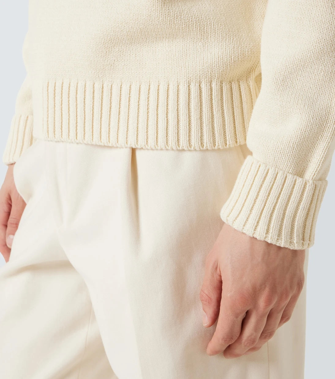 Dunhill - Cable-knit cotton sweater