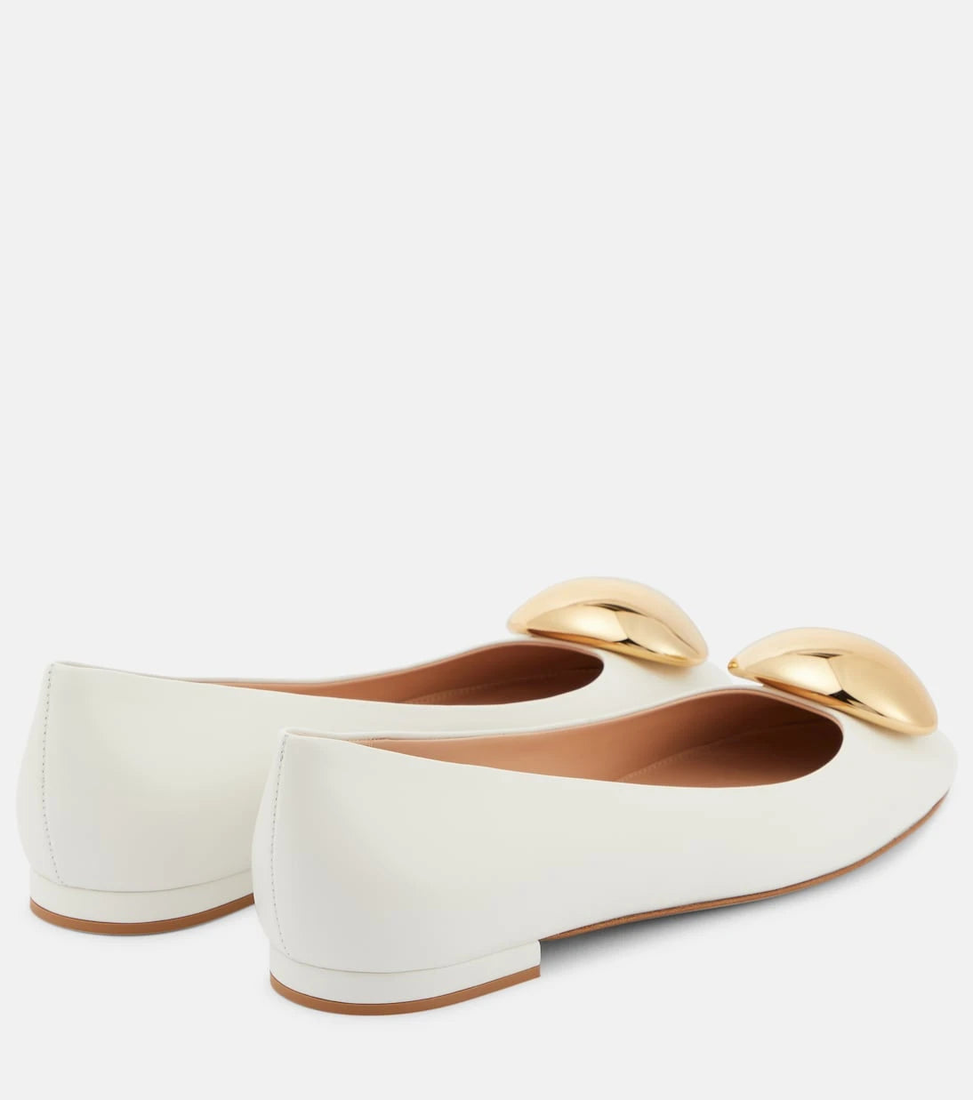 Gianvito Rossi - Sphera leather ballet flats