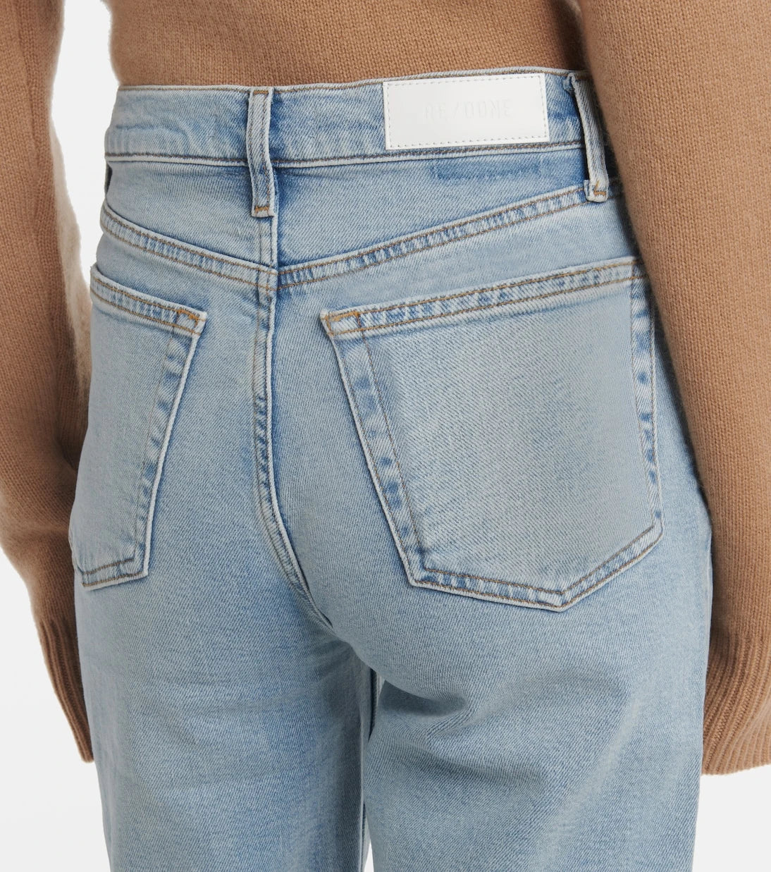 Re/Done - 70s Stove Pipe high-rise straight jeans