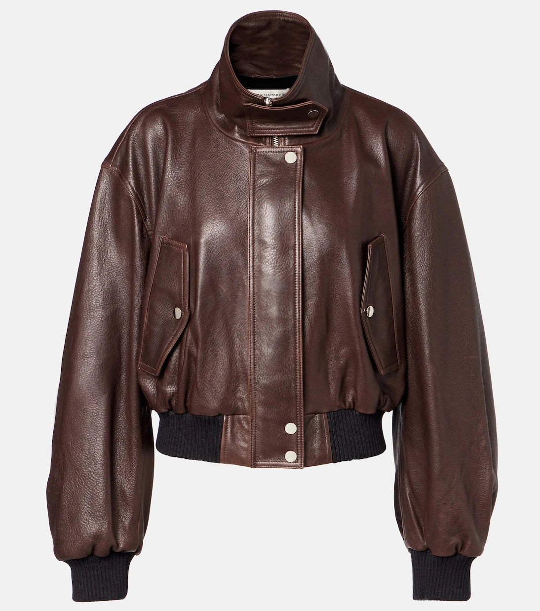 Nour Hammour - Briar deri bomber ceket