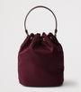 Prada Burgundy Re-Nylon Duet Bucket Bag