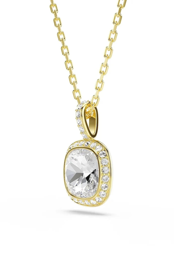 Swarovski kadın kolye uçlu altın kaplama model Swarovski UNA kristalli