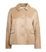Beige The Cube Collared Jacket