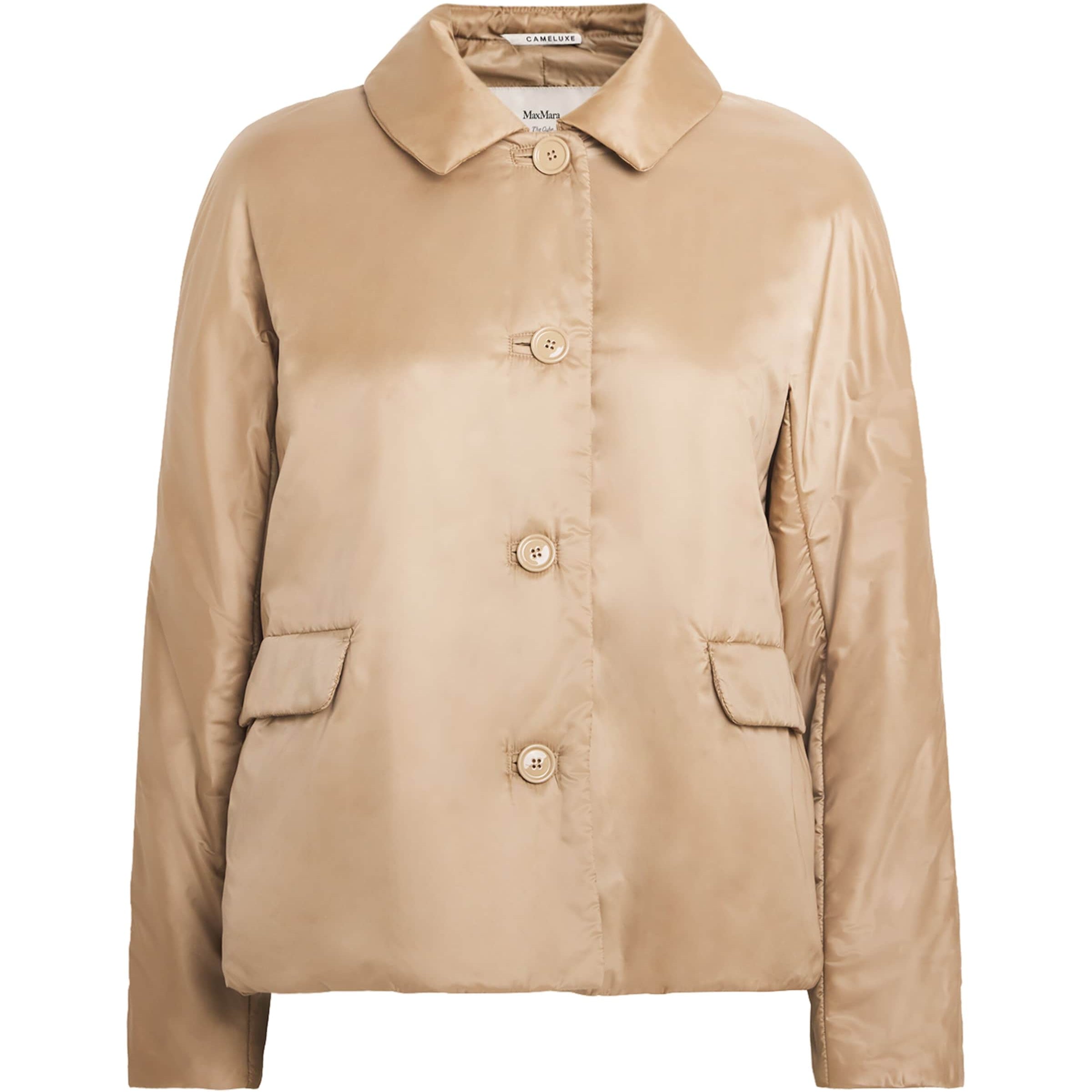 Beige The Cube Collared Jacket