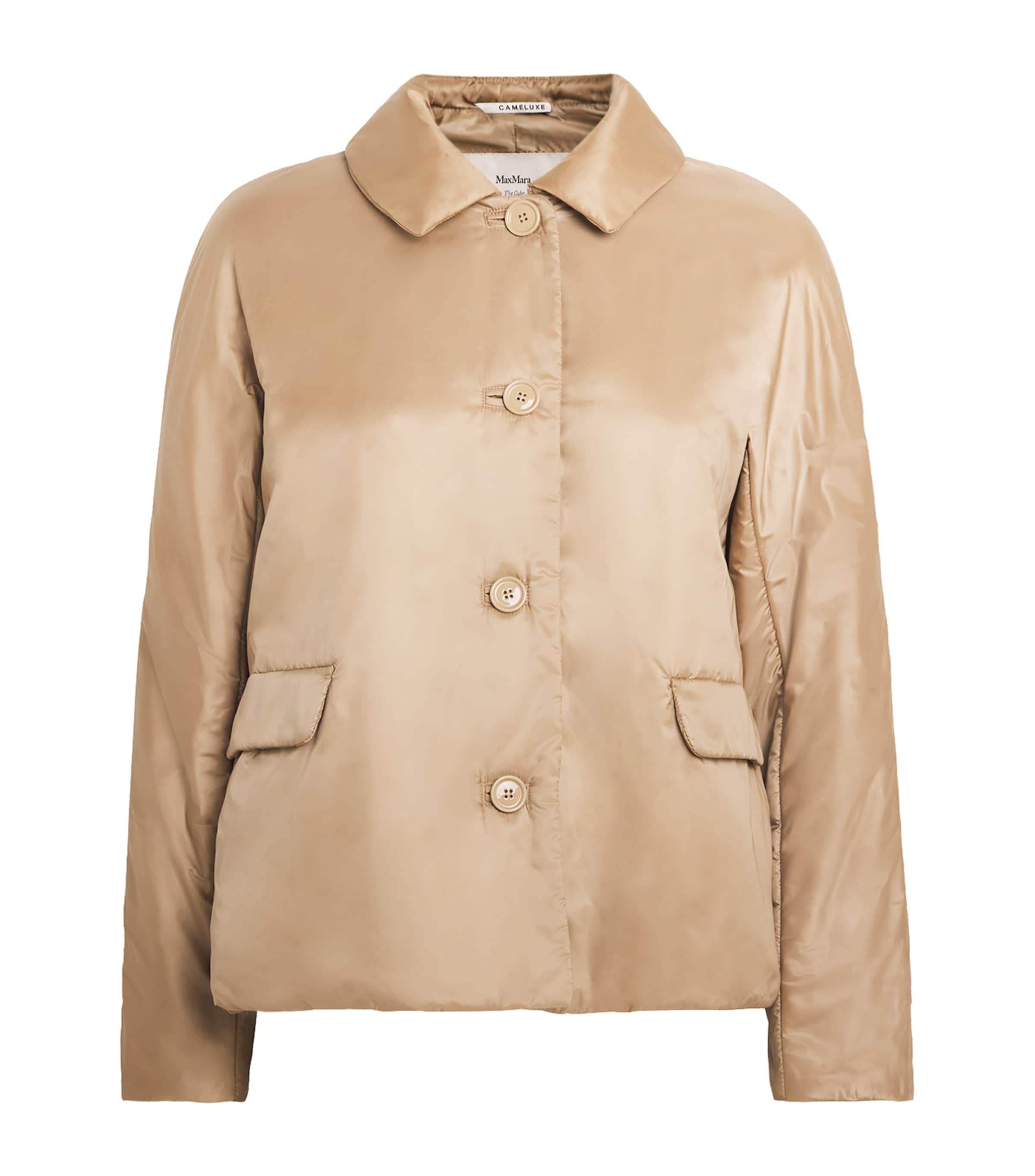 Beige The Cube Collared Jacket