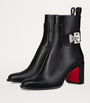 Christian Louboutin Booty Lock Calfskin Boots 70