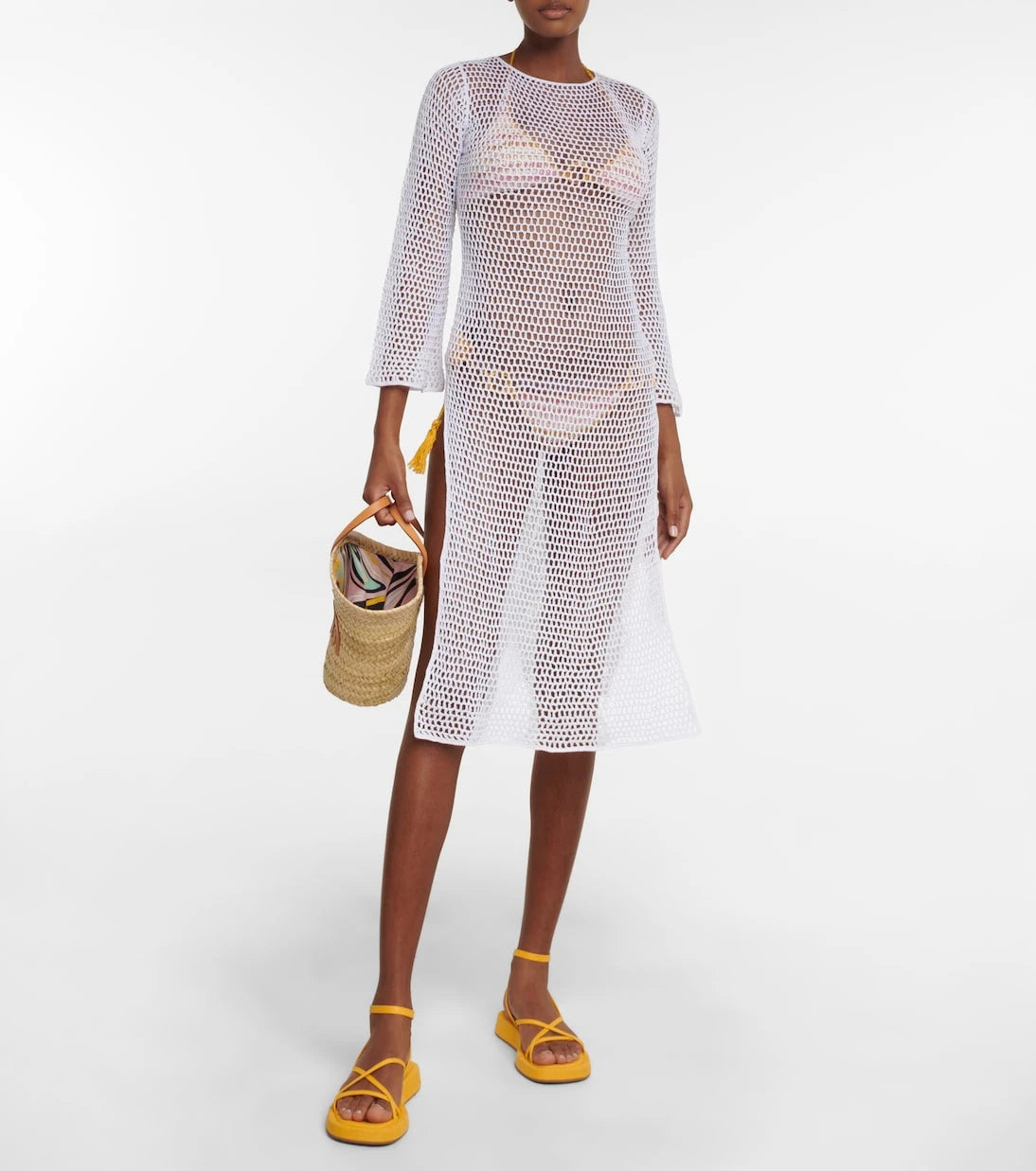 Anna Kosturova - Zen Mesh crochet beach dress