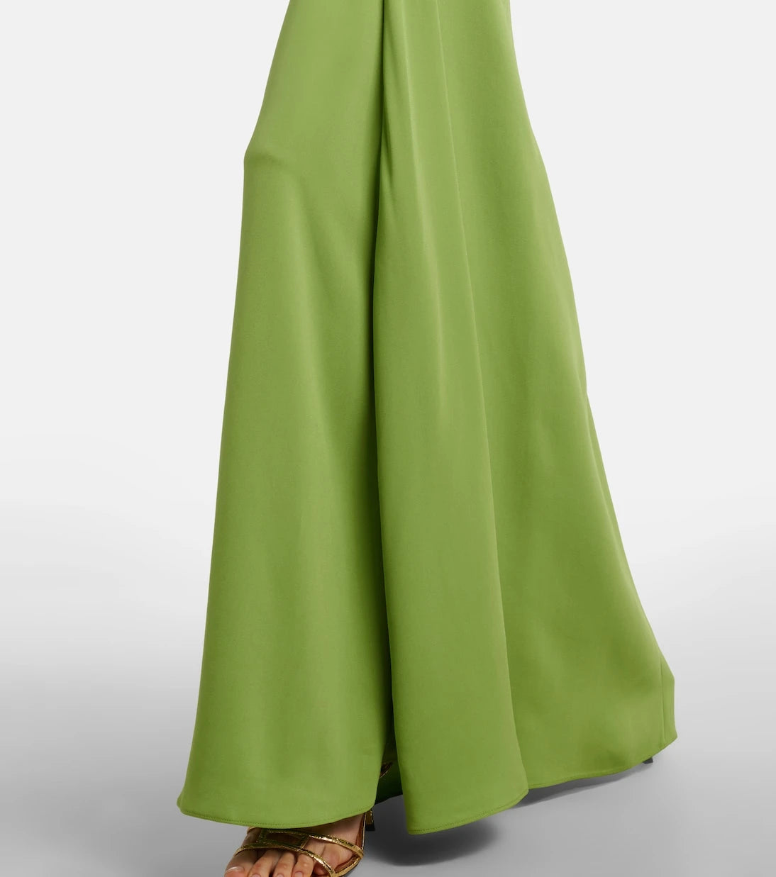 Christopher Esber - Fusion gathered ribbed-knit gown